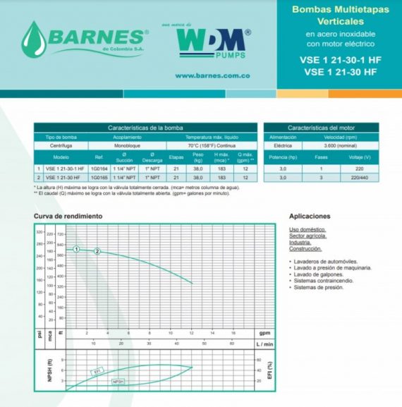 BARNES VSE-1 21-30 3