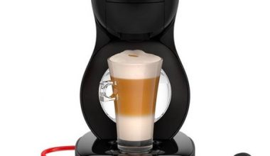 NESCAFÉ DOLCE GUSTO Lumio es de 37 cm (H) x 18 cm (W) x 22 cm (D) con un tanque de agua de 1L