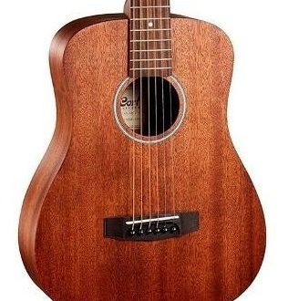 Cort Tapa de caoba
* Acabada en poro abierto
* Unión de mástil tipo Dovetail
* Cuerpo estilo dreadnought de 3/4
* Aros, fondo y tapa de caoba
* Diapasón de palisandro
* Mástil de caoba
* 19 trastes
* Escala 22,8 pulgadas
* Puente de palisandro