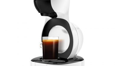 NESCAFÉ DOLCE GUSTO Lumio es de 37 cm (H) x 18 cm (W) x 22 cm (D) con un tanque de agua de 1L