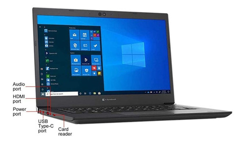 TOSHIBA Toshiba Tecra Más Nuevo Intel Celeron 5205u Pantalla Fhd De 14 Ram Ddr4 De 8 Gb Ssd Pcie Nvme De 128 Gb