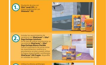 SIKA Combo Renovación de baños y cocinas con cerámicos