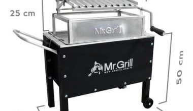MR GRILL -Medidas: 60 de Largo x 35 de Fondo x 50 Alto
Capacidad : 04 Pollos o 06 kg de carne de cerdo.
