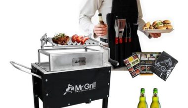 MR GRILL -Medidas: 60 de Largo x 35 de Fondo x 50 Alto
Capacidad : 04 Pollos o 06 kg de carne de cerdo