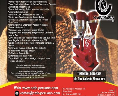 MT -TOSTADOR DE CAFÉ