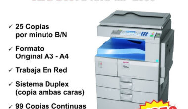 RICOH Fotocopiadora Ricoh Mp Aficio 2500 A3
 1